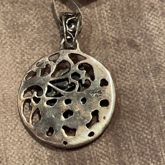 BUTTERFLY Pendant 925 Sterling Silver Scroll Design NWTS - Picture 4 of 8